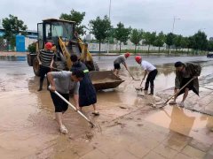 暴雨無情，新蒲有愛！新蒲建設(shè)集團(tuán)有限公司抗擊暴雨災(zāi)情在行動(dòng)